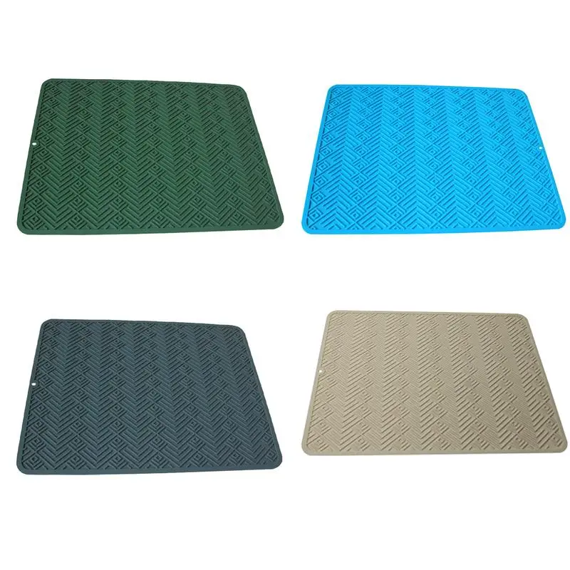 جديد 40*50 cm العزل الجدول حصيرة مكافحة زلة مقاومة درجات الحرارة العالية سفينة سيليكون وعاء استنزاف الجدول سادة جديد 40*50 cm العزل الجدول حصيرة مكافحة زلة مقاومة درجات الحرارة العالية سفينة سيليكون وعاء استنزاف الجدول سادة