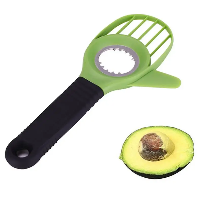 

3-in-1 Avocado Cutter Tools Multi-functional Fruit Seeder Core Splitter Cutting Supplies Kitchen Accessories