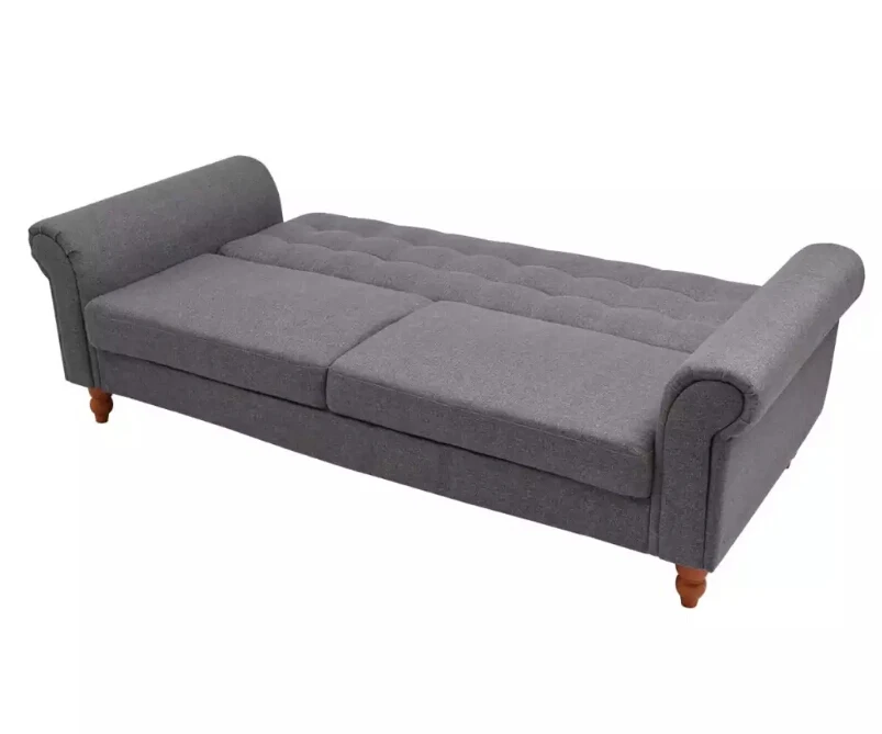 vidaXL Sofa Bed Fabric Gray modern style elegant and timeless design high quality For Home New Arrival hot sale