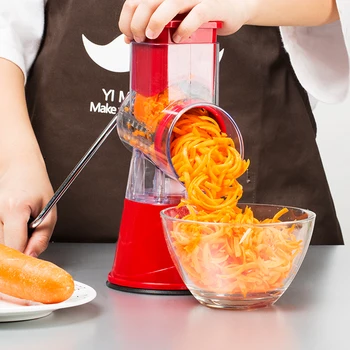 

Multifunctional manual roller chopper vegetable cutting machine household potato shredder slicer shredder kitchen artifact