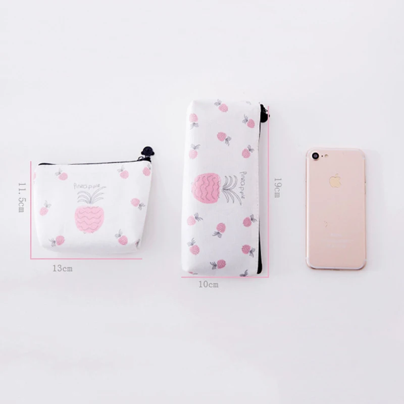 Симпатичное яблоко пенал фрукты ручка чехол Kawaii Большой Карандаш Чехол для