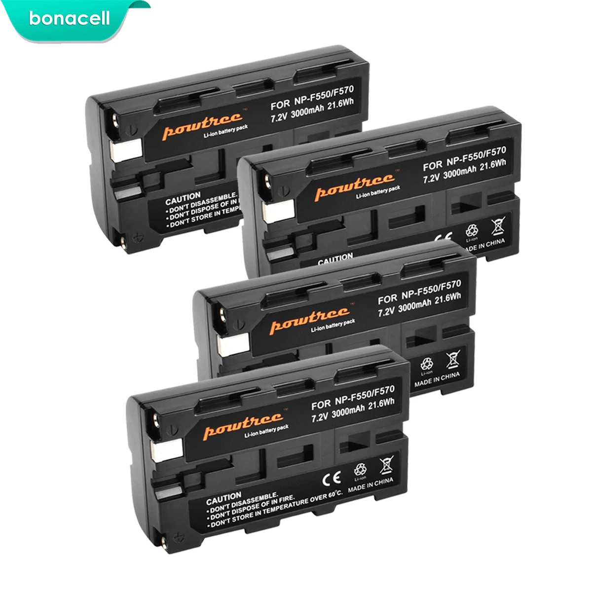 Bonacell 3000 мА/ч, NP-F550 NP F550 NPF550 Камера Батарея для sony NP-F330 NP-F530 NP-F570 NP-F730 NP-F750 Hi-8 GV-D200 D800 L50