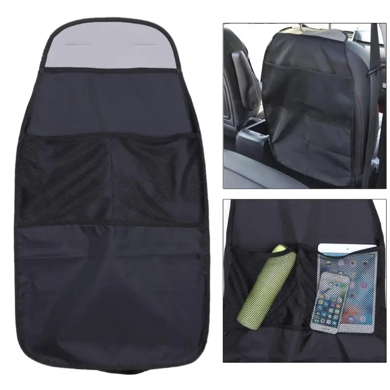 

Car Seat Back Scuff Dirt Protector Cover Children Baby Kick Mat Mud Clean Waterproof Car Organizer Storage Bag Seat Accessories