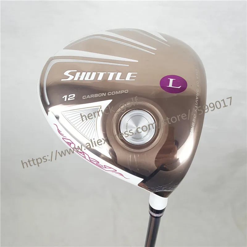 New womens Golf clubs Maruman SHUTTLE driver+fairway wood+Hybrid+iron+putter+Bag Golf complete set of clubs Graphite