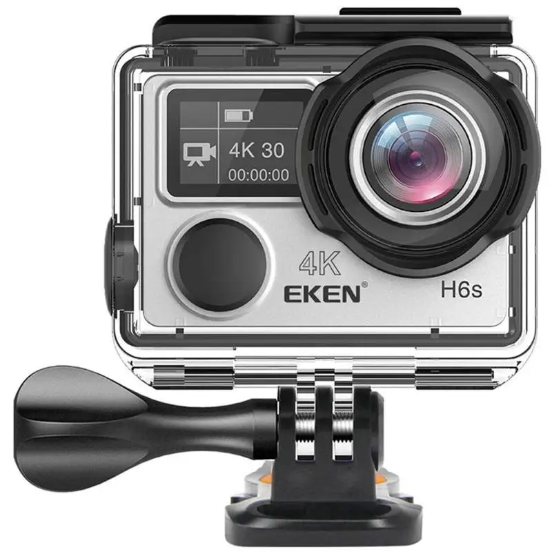 

Sport Camera EKEN H6S Ultra HD 4K Video Action Cam EIS Image Stabilization Ambarella A12 Chip WiFi Waterproof 14MP Mini