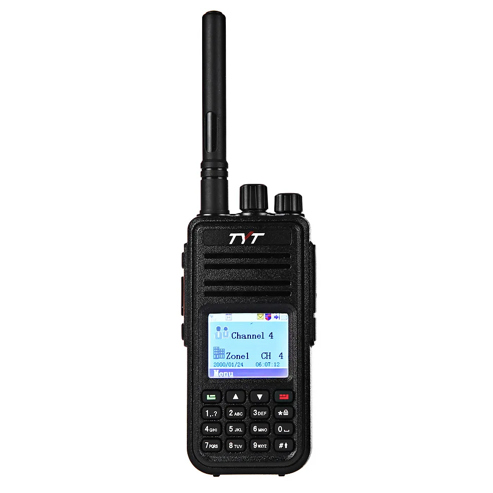 

TYT MD - 380 VHF Portable Walkie Talkie Digital Transceiver Colorful LCD display Support up to 1000 channels Mototrbo Tier I/II