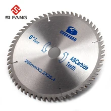 

200mm(8") Silver TCT Circular Saw Blade 60 Teeth Hard Alloy Material Cutting Tool For Cutting Various Kinds Metals and Woodwork