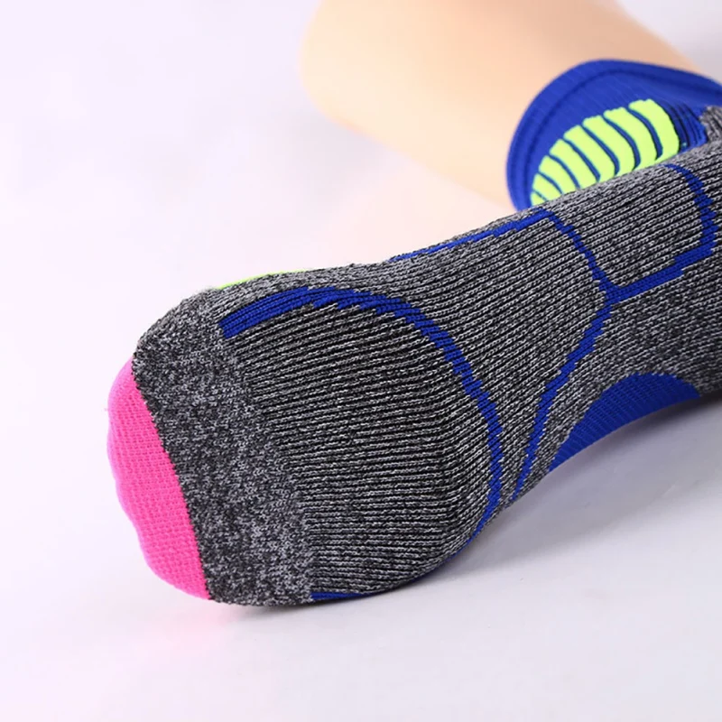 Новые осенние зимние спортивные дышащие носки для бега хлопковые компрессионные унисекс универсальные дезодорирующие носки