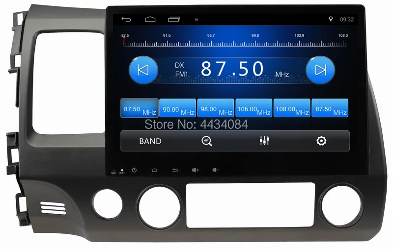 Автомобильный аудио экран Ouchuangbo gps nav для Civic 2006 поддержка USB SWC bluetooth android 8 1 4
