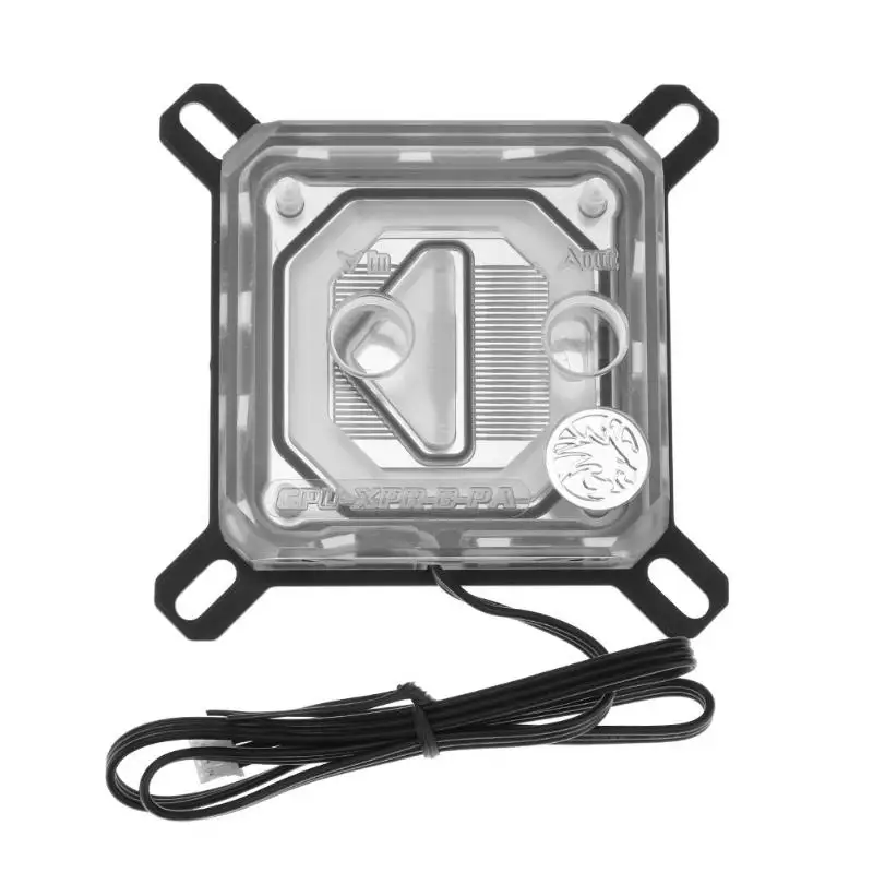 

ALLOYSEED CPU-XPR-B-PA CPU Water Block Jet Type RBW Lighting System CPU Microwaterway Water Cooling Block