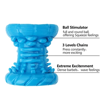 OLO Dual Channel Male Masturbator Blowjob Real Pussy Artificial Vagina TPE Masturbation Cup Sex Toys for Men Adult Products 3