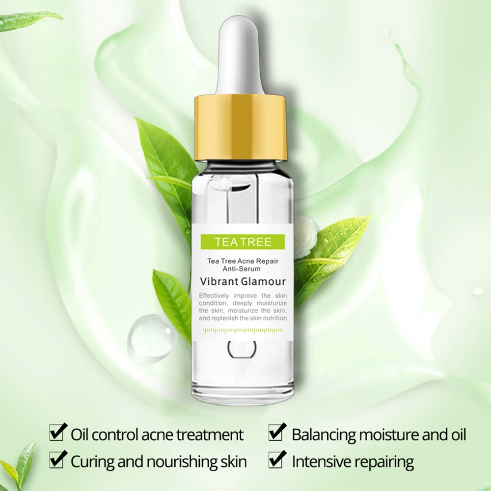 VIBRANT GLAMOUR Face Serum Tea Tree Repair Face Serum Acne ...