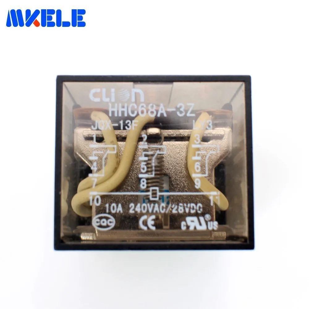 Миниатюрное твердотельное реле Ly2 Dc 24v Ac 220 V Dpdt катушка 8 контактов
