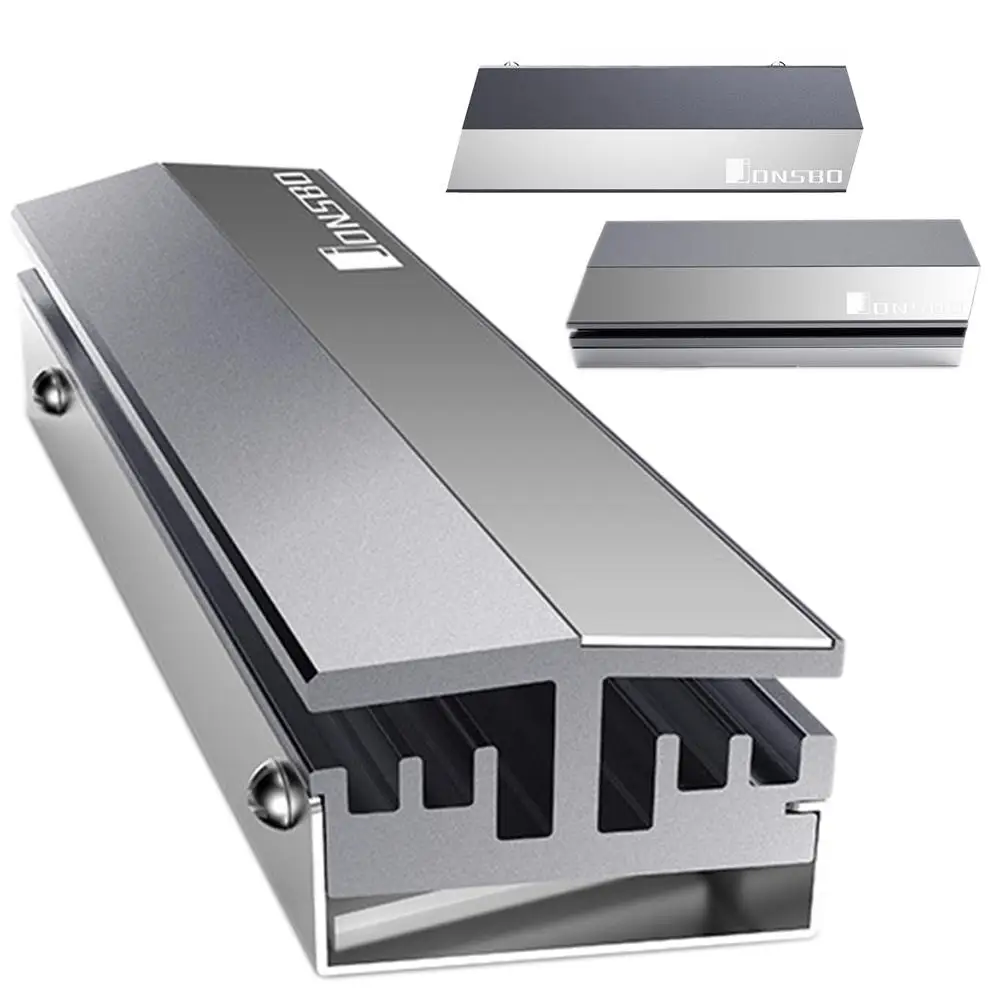 

Universal Aluminum M.2 2280 SSD Heatsink Cooler Solid State Hard Disk Radiator All Aluminum Heat Sink
