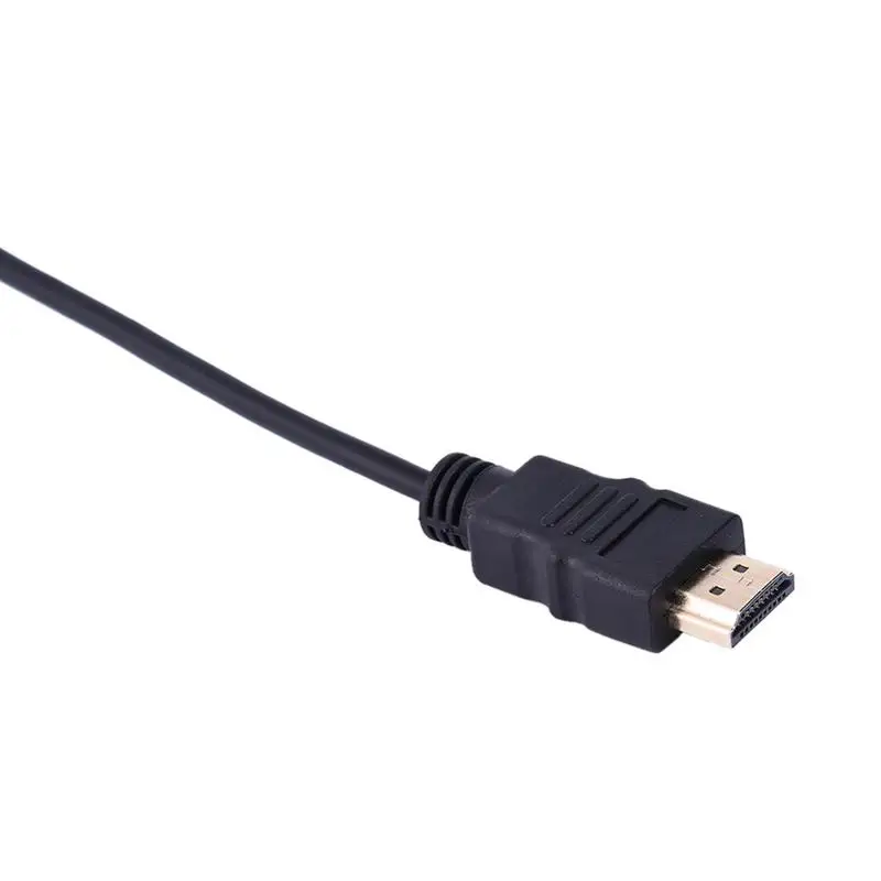 HDMI To VGA HD Converter Cable Audio Cable Converter Male To Female 10.2 GB/S PVC HDMI Male To VGA 15 Pin 1.8m For PC Laptop TV HDMI To VGA HD Converter Cable Audio Cable Converter Male To Female 10.2 GB/S PVC HDMI Male To VGA 15 Pin 1.8m For PC Laptop TV