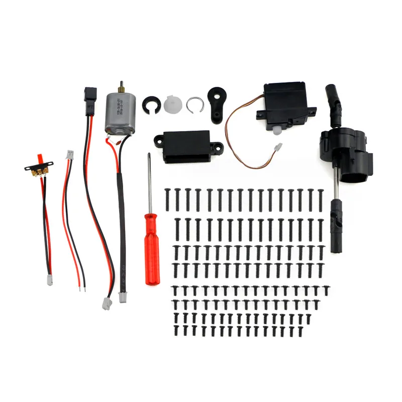 JJRC Q61 Kit 1/16 2.4G 4WD Off-Road Military Truck Crawler RC Car DIY RC Car Kit 2019 New Arrival G