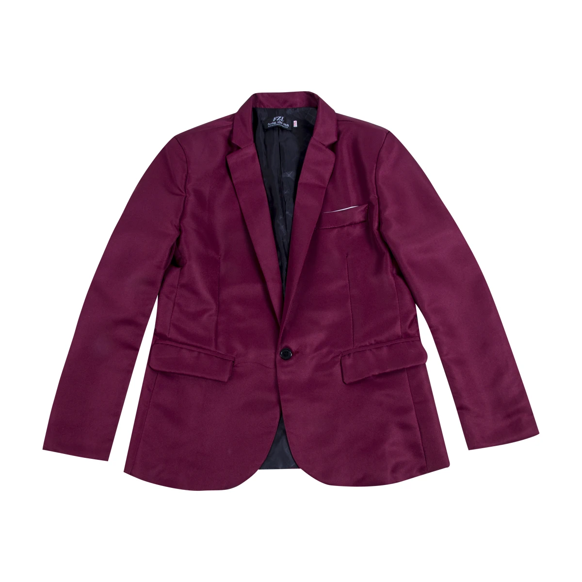 

Men Blazer Coat Jacket Outwear Solid Suit Formal Business Star Stage Club Suit