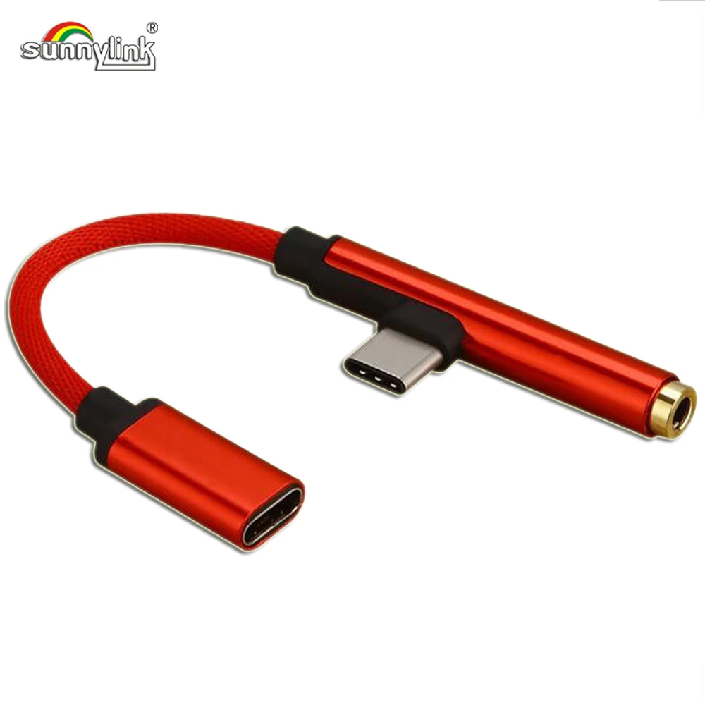 Аудиоадаптер Type C 3 5 мм с разъемом USB аудио + зарядка 2 в 1 аудиоадаптер для