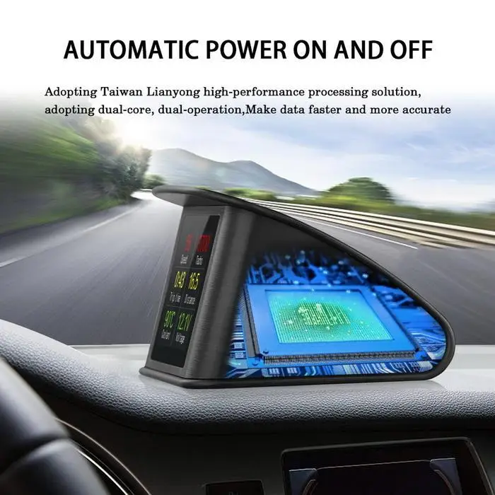 T600 2 6 дюймов GPS HUD Автомобильный дисплей на головке бортовой компьютер hud Дисплей