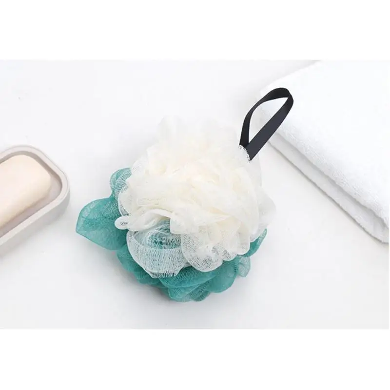 1pc Cute Bath Ball Green Flower Mesh Back Scrubbing Bubble Ball PE Shower Bath Towel Bathroom Products Accessories 1pc Cute Bath Ball Green Flower Mesh Back Scrubbing Bubble Ball PE Shower Bath Towel Bathroom Products Accessories