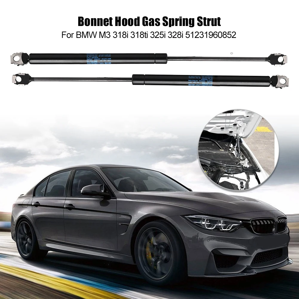 

Bonnet Hood Gas Spring Strut for BMW M3 318i 318ti 325i 328i 51231960852 Specially Anodized For Corrosion-proof