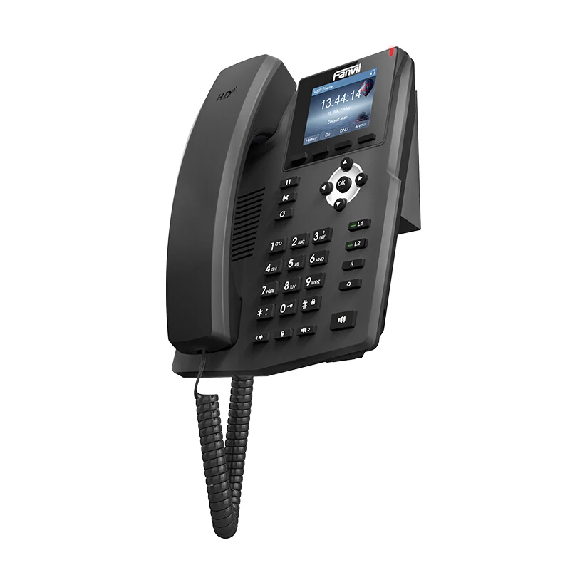 

FANVIL X3G Color Screen VOIP PHONE support 2 sip lines EHS Wireless Headset HD Voice 1000Mbps IP telephone