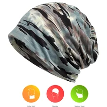 Повседневное шапочка Для мужчин Для женщин весенне-летняя шляпа Тактическая Военная, Армейская, камуфляжная шапочки, шапки-бини, Вязаная хлопковая шапка унисекс шарф подарок