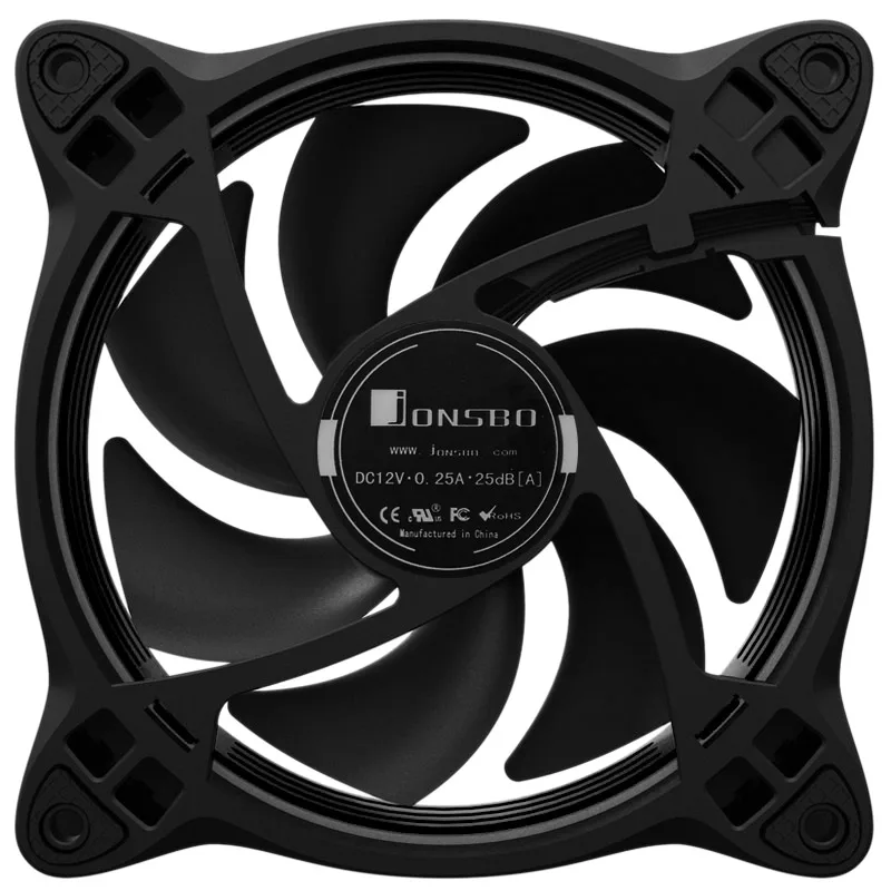 

Jonsbo Fr-301 Fan Pc Case Fan Cooler 12Cm Computer Cpu Cooling Fan Rgb Aura 12V Mute Pc Case Fan For Computer