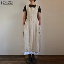 Кафтан льняные комбинезоны платье женский летний сарафан 2021