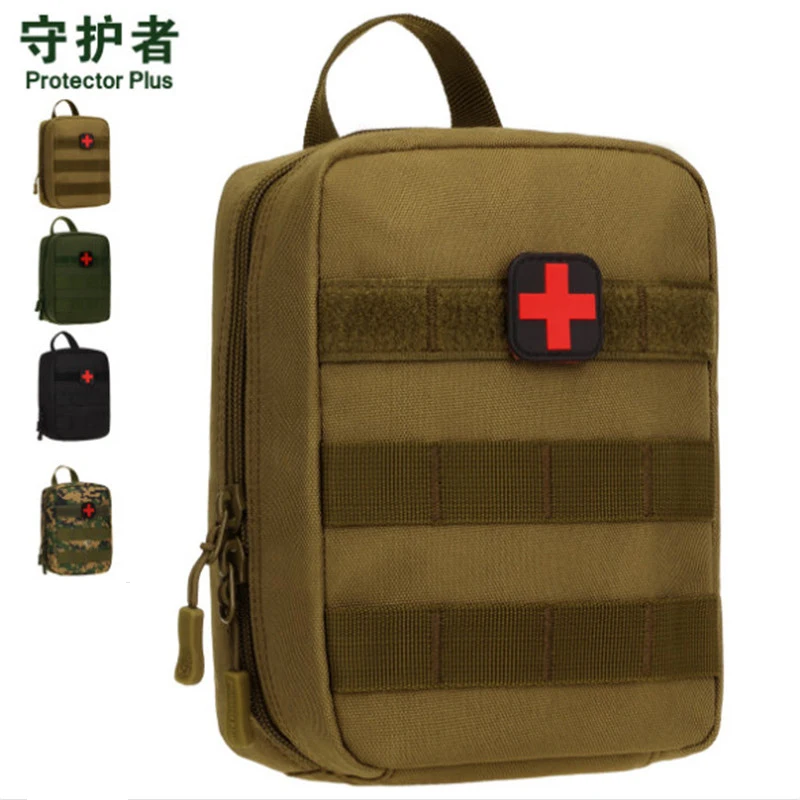 

Protector Plus Outdoor Bag Tactical Medical Bag Travel First Aid Multifunctional Sport Bag Emergency Case Survival