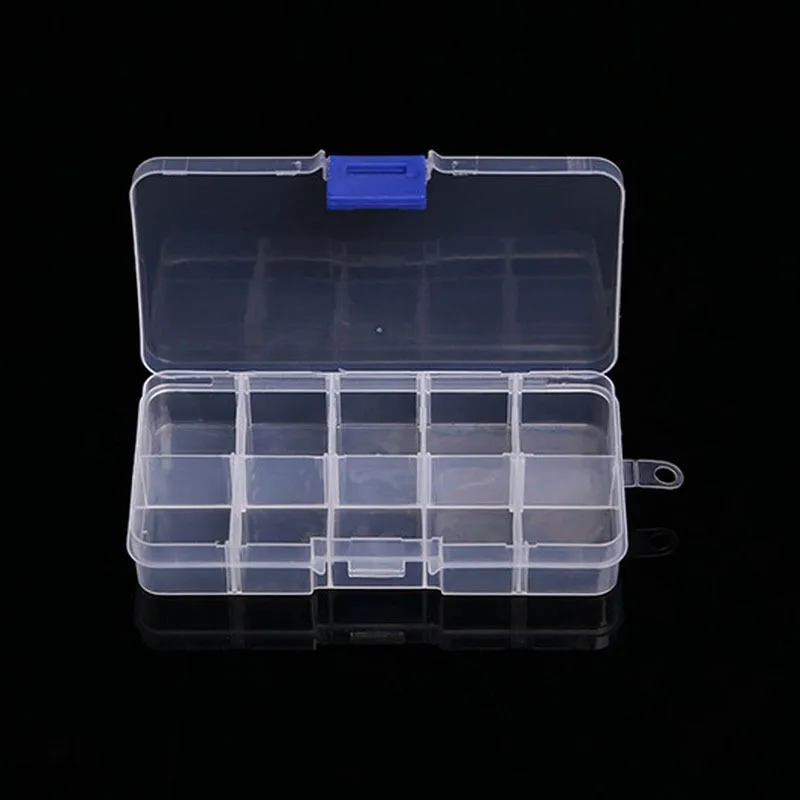 

Newly 10/15/24/36 Grid Compartment Jewelry Organizer Storage Box Case 2019 Hot