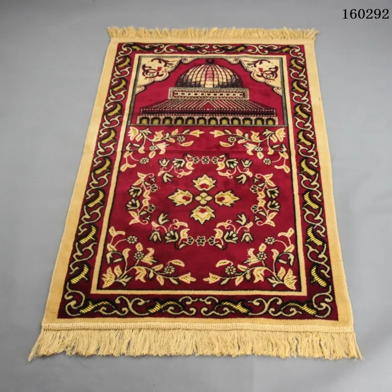 Мусульманский коврик из искусственного кашемира 70x110 см, коврик для молитвы в арабском стиле, высококачественное покрывало для церемоний, ковер для поклонения, Прямая поставка