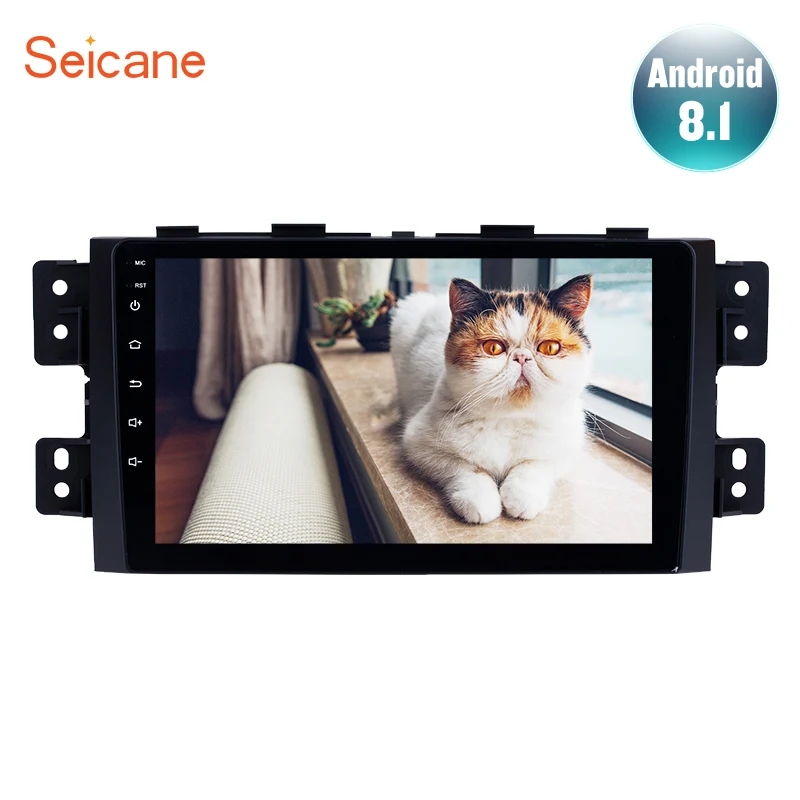 

Seicane 9 inch Touch Screen radio Android 8.1 Bluetooth Car Stereo GPS Navi For 2008-2016 KIA Borrego with Mirror Link WIFI AUX
