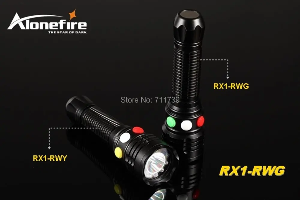 AloneFire RX1 Q5 светодиодный Железнодорожный сигнальный фонарь мисветильник Красный