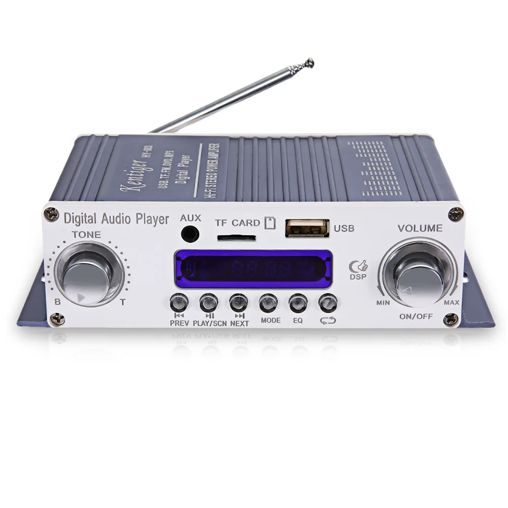 Kentiger HY 603 HiFi стерео Мощность цифровой аудио усилитель с ИК Управление FM MP3 USB