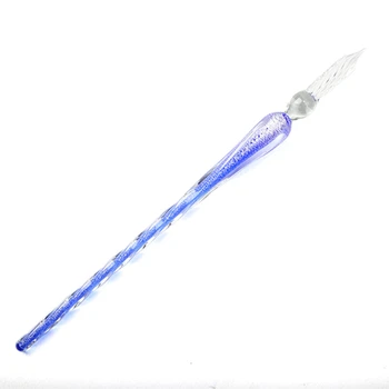 

crystal glass pens dipped in ink, writing boxes, sets, antique, handmade signature pen, starry sky handcrafted powder
