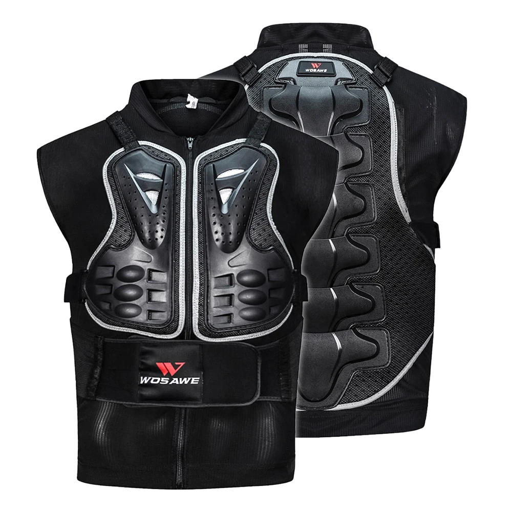 Men's Vest Motorcycle MTB Bike Riding Chest Back Protector Motocross