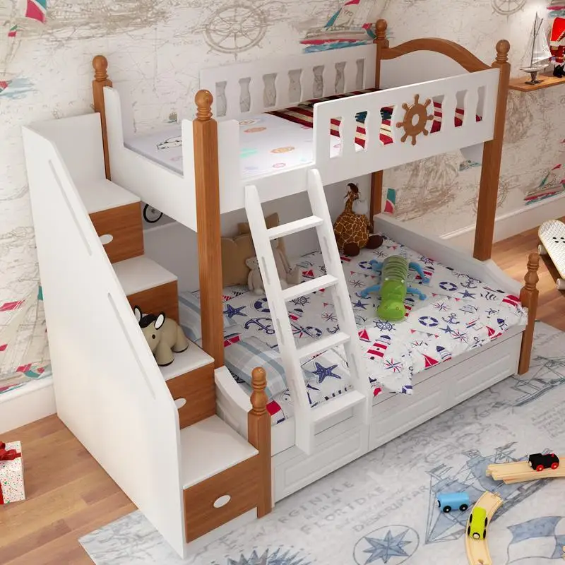 Infantil Yatak Odasi Mobilya Literas Madera Quarto Deck Single Cama bedroom Furniture Mueble De Dormitorio Double Bunk Bed