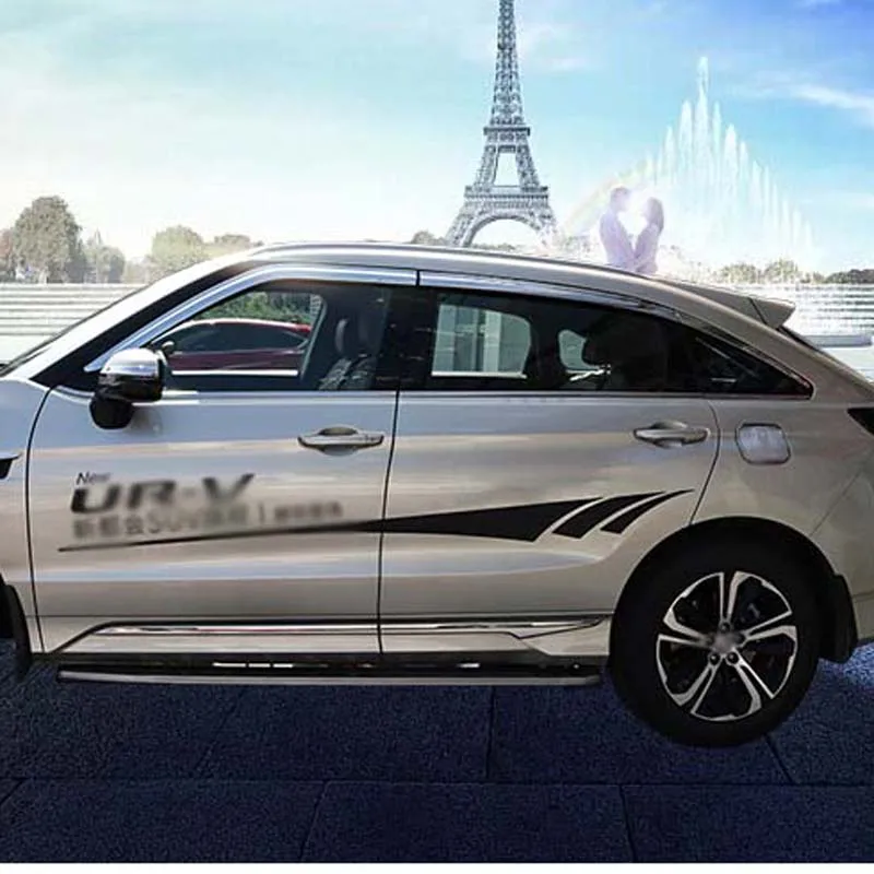 Brand New 1 Set Chrome Side Rain Guard Deflectors Vent Sun Shade Window Visors For Honda UR-V 2017 Brand New 1 Set Chrome Side Rain Guard Deflectors Vent Sun Shade Window Visors For Honda UR-V 2017
