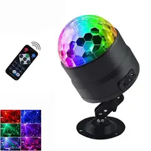 Mini Party light RGB LED Disco Ball Laser Projector Stage Lights Dj Club Ktv Bar Christmas Effect Lamp Remote control