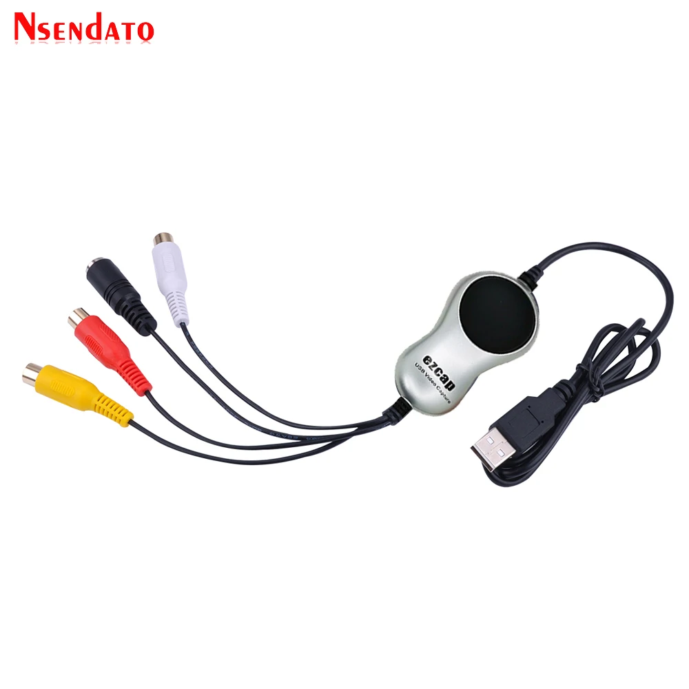  Ezcap USB2.0 HD scheda di Acquisizione Video TV DVD VHS DVR Adapter Recorder Grabber Converter Anal