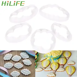 HILIFE 5 шт./компл. Облако Форма Плесень Sugarcraft выпечки инструмент украшения торта Инструменты Cookie Печенье Резак тиснёный помадный резак