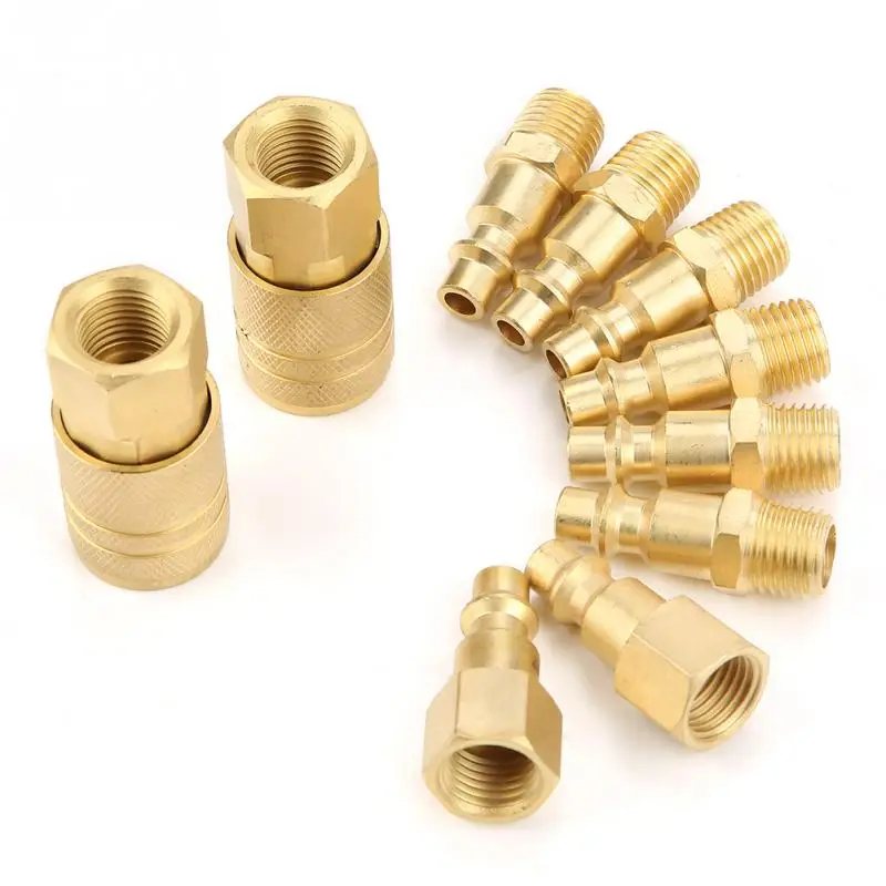 10 шт. 1/4 &quotNPT Accessoyy линейный шланг для воздушного компрессора Быстрый зацепной