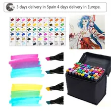 

student 30 color -80 color 168 color anime color painting design special alcohol oily double-head brush