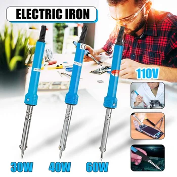 

Soldering Iron 110V 30/40/60W Electric Solder Iron Rework Station Mini Handle Heat Pencil Welding Repair Tools US Plug