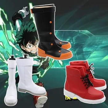 

Anime My Hero Academia Costume Midoriya Izuku Cosplay Ragdoll Todoroki Shoes Kirishima Game Boots Halloween Carnival Bakugou