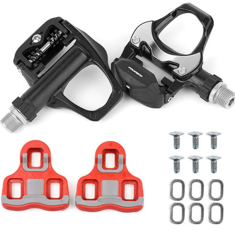 

PROMEND Aluminum alloy Road Bicycle clipless Pedals Compatible cleats self locking pedal