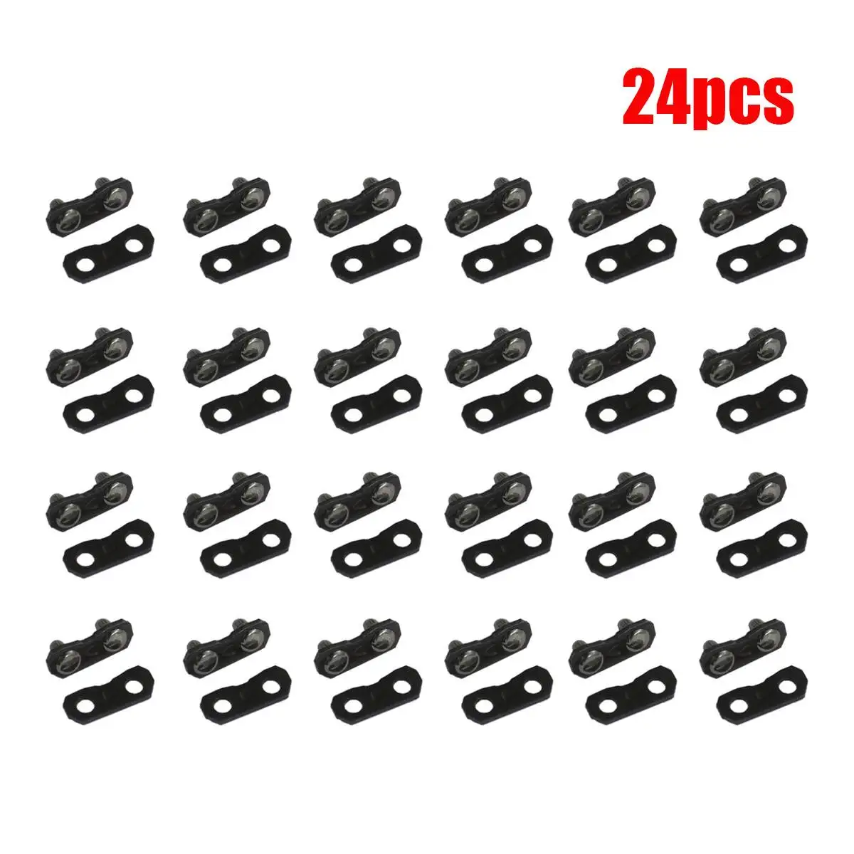 

24 Set 325 Model Chainsaw Chain Link Kit Metal Chain Link Repair Preset Straps Replace Parts For Carlton/Stih/Husqvarna/Oregon
