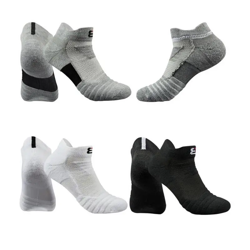 

Men Elite Outdoor Sports Basketball Socks Men Football Cycling Socks Compression Socks Cotton Towel Bottom Non-slip Men's Socks