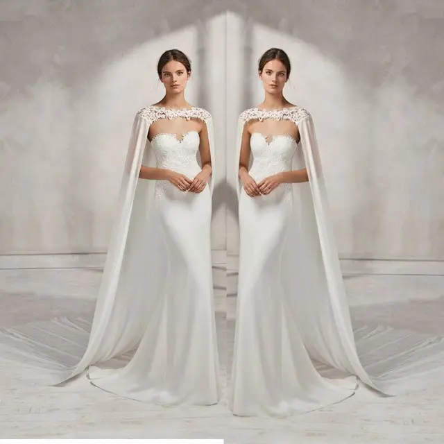 ivory shawl for wedding dress